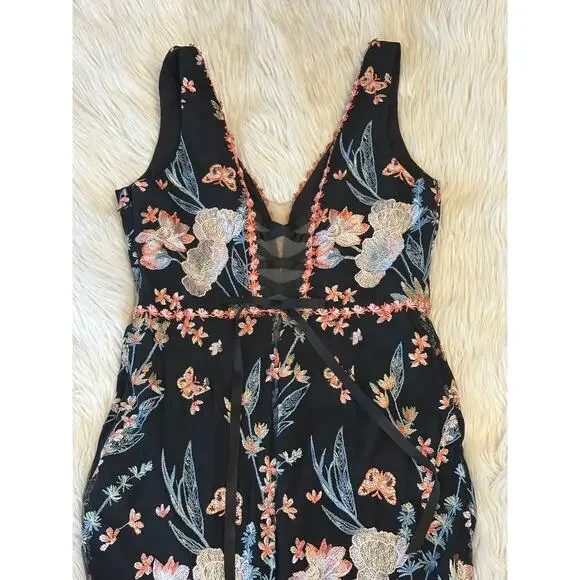 chinese dress ladies Romantic Red Floral Mermaid Dress – Sassymyprom main image 0